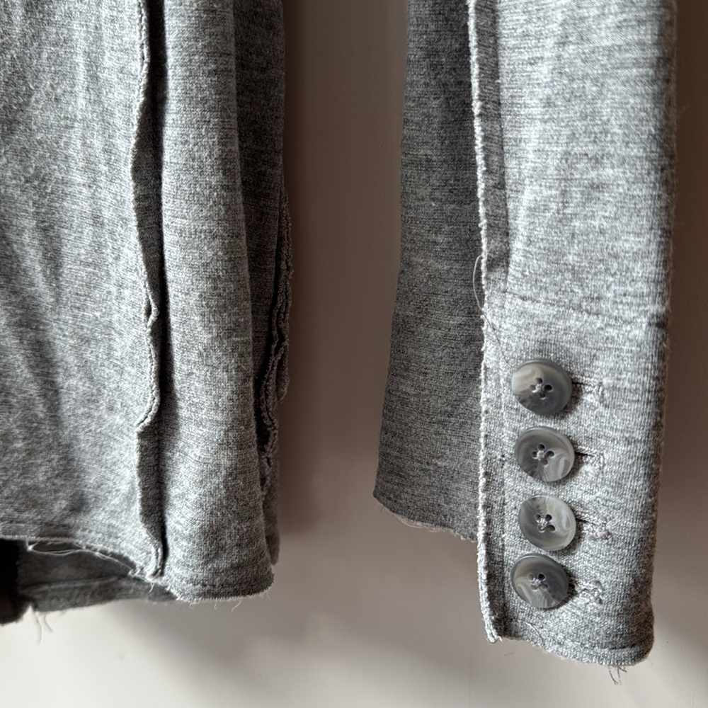 J Jill jersey blazer gray women’s size xs - Picture 5 of 10
